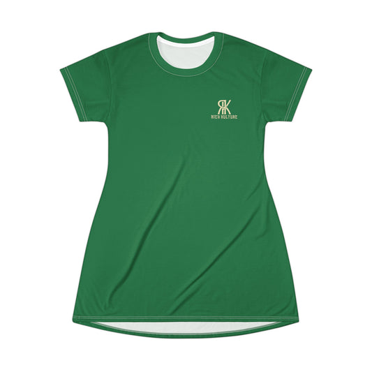 T-Shirt Dress Green