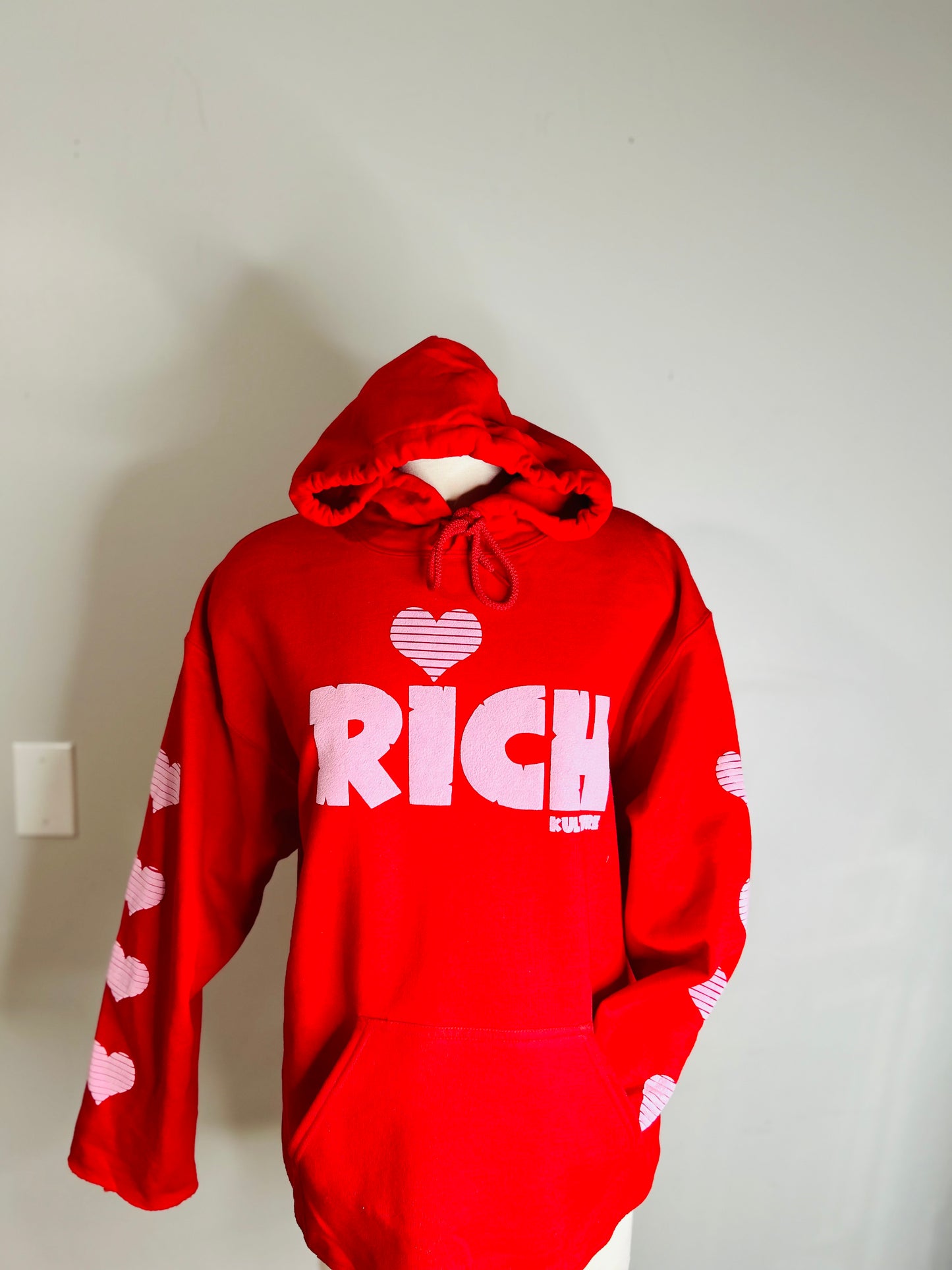 Kids Rich valentine hoodie